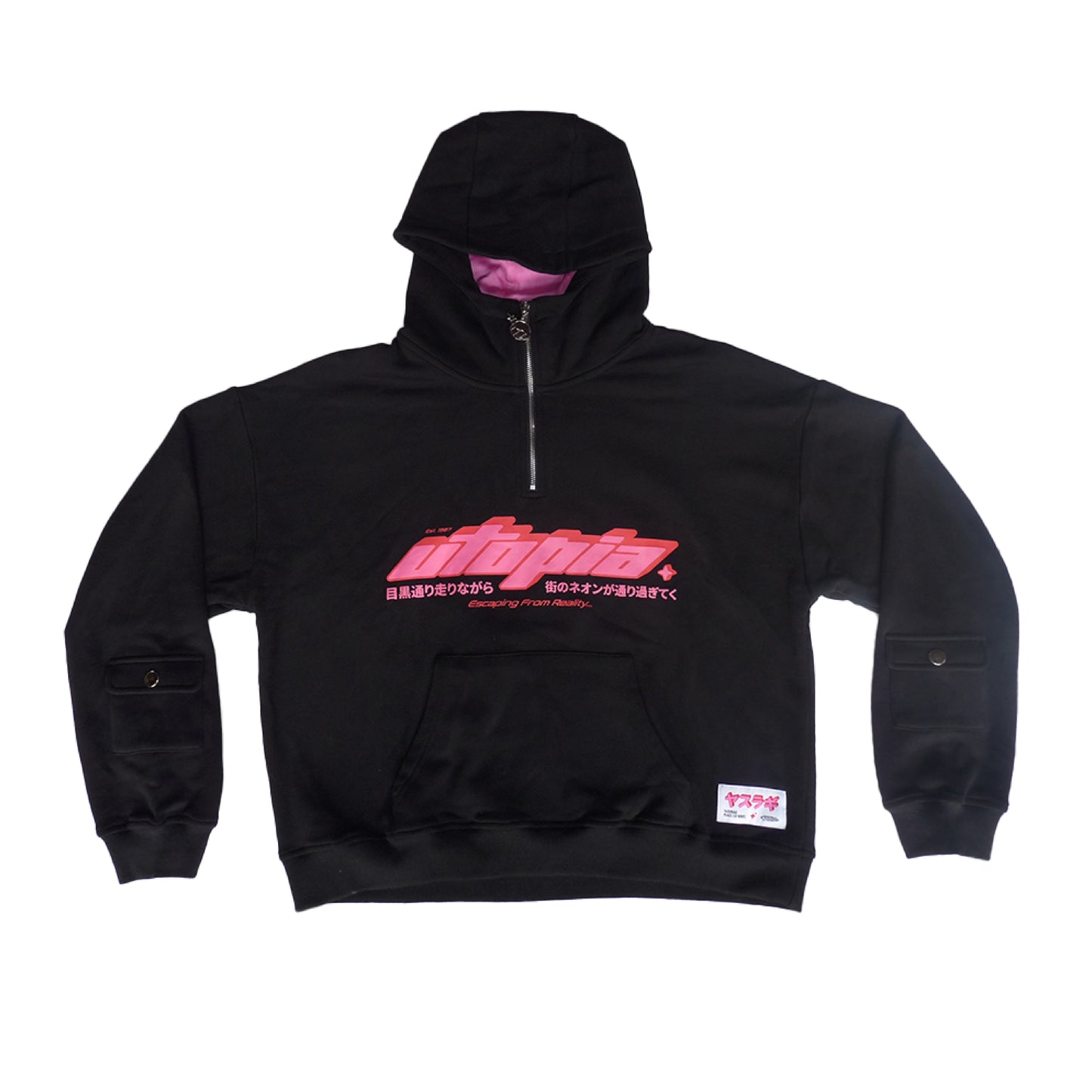 Utopia "Shibuya Nights" Quarter-Zip Ninja Hoodie